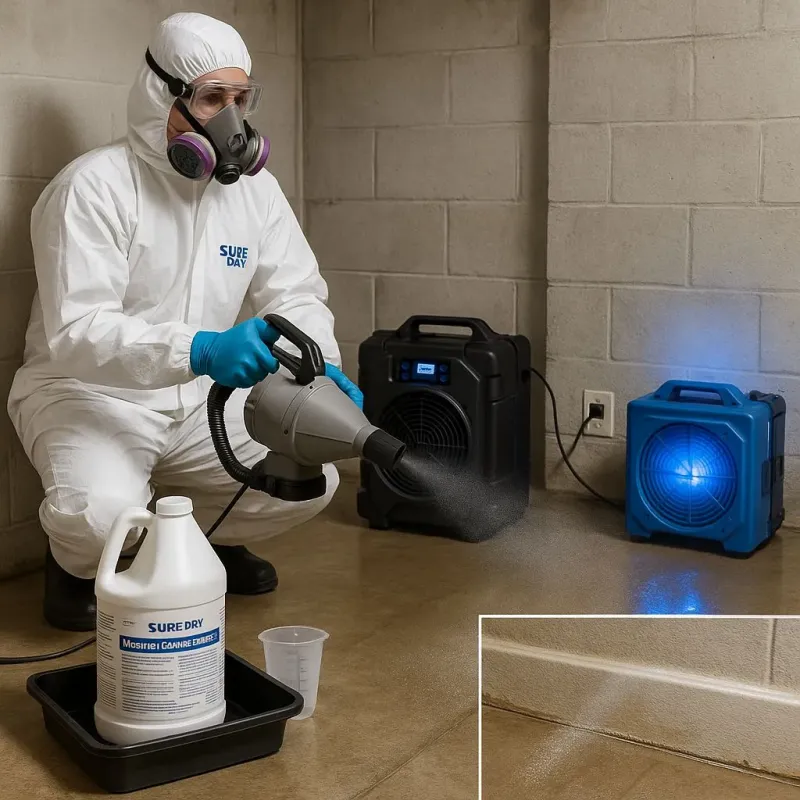 Sanitization and Odor Removal process in Spotswood, NJ